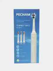 Белый электрическая зубная щетка PECHAM Perfect Smile, для взрослых, с 3 сменными насадками