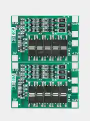2 штуки / 4 штуки Плата защиты батареи BMS для 18650 3S 40A с балансировкой модуль заряда