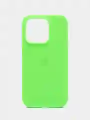 Салатовый чехол Айфон, iPhone 14 Pro, силиконовый, Silicone Case