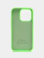 Салатовый чехол Айфон, iPhone 14 Pro, силиконовый, Silicone Case