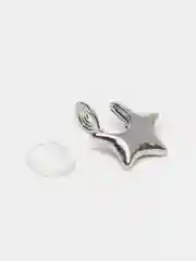 Серебряный женские модные клипсы для ушей,легкие, без проколов