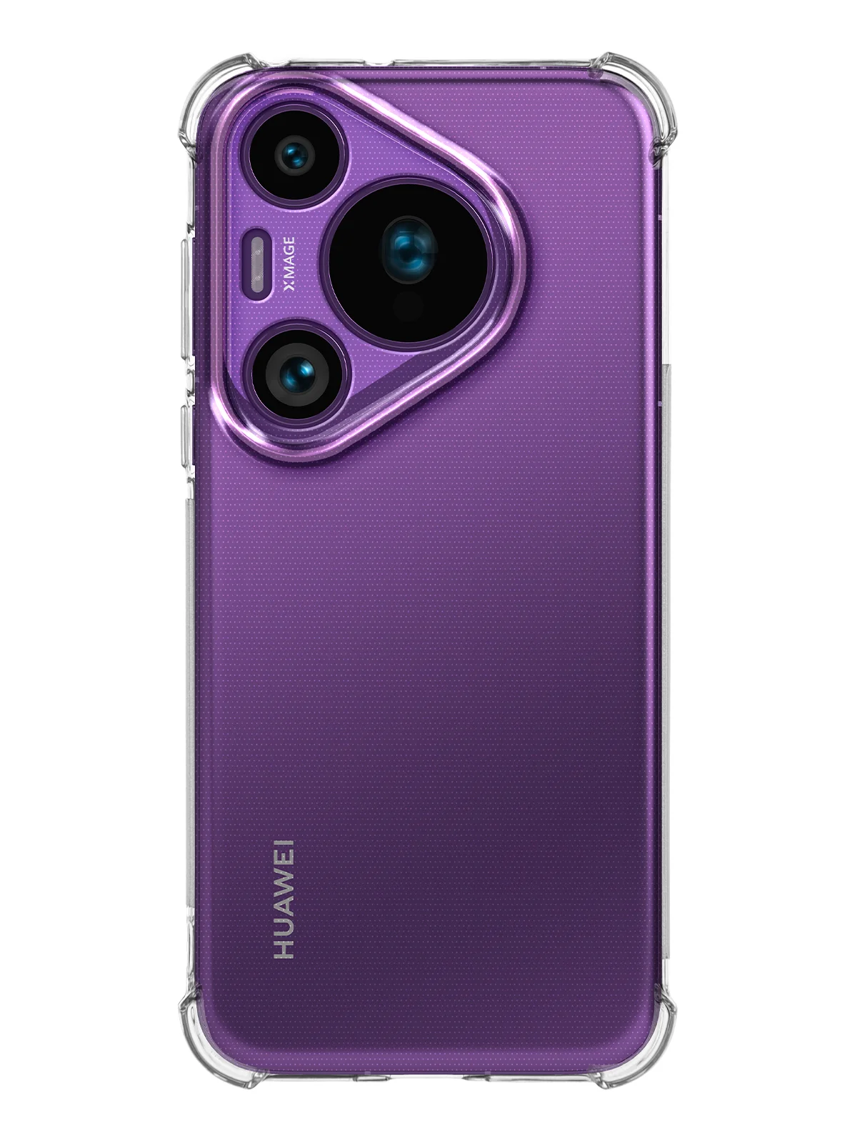 Прозрачный чехол для HUAWEI Pura 70/ 70 Pro/ 70 Pro+/ 70 Ultra противоударный BROSCORP, защита углов