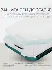 Прозрачный 1-2 шт плёнка для iPhone 16, Pro Max Plus защитная гидрогелевая BROSCORP тонкая, не стекло