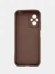 Коричневый чехол для Xiaomi Poco M5 4G, Поко М5 4джи, противоударный, с бортиками