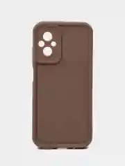 Коричневый чехол для Xiaomi Poco M5 4G, Поко М5 4джи, противоударный, с бортиками