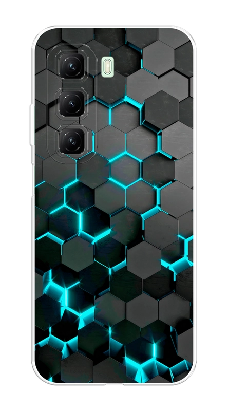 Чехол на Infinix Hot 50 4G / Инфиникс Хот 50 4G прозрачный, с принтом, защита камеры