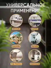 Коврик для ванной и туалета противоскользящий серый мрамор 40*60