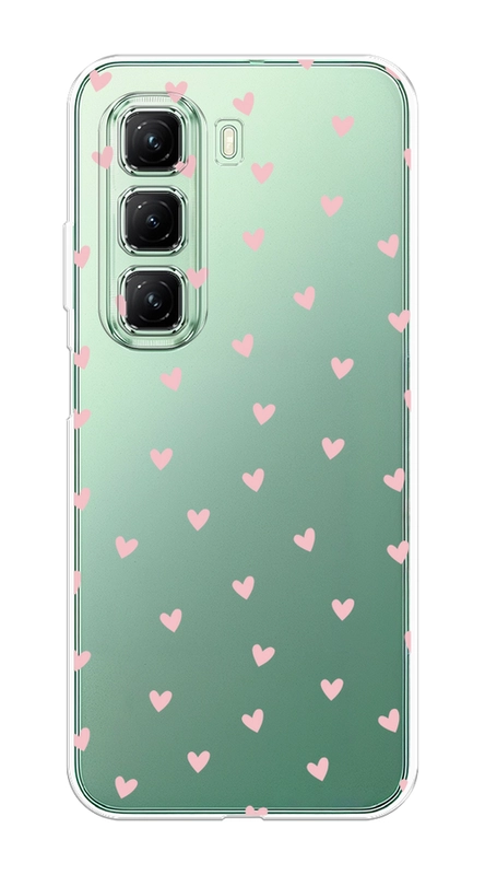 Чехол на Infinix Hot 50 4G / Инфиникс Хот 50 4G прозрачный, с принтом, защита камеры