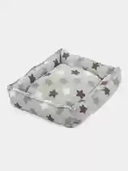 Серый лежак для кошек и собак, большая с подушкой, непромокаемая