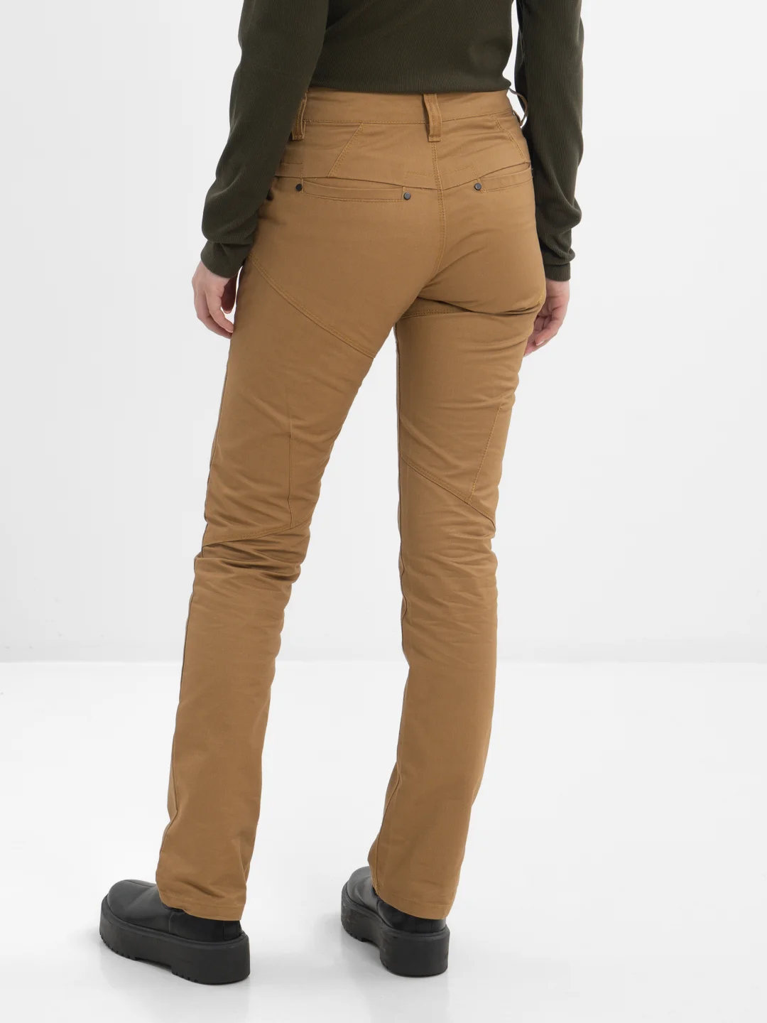 Коричневый брюки женские casual