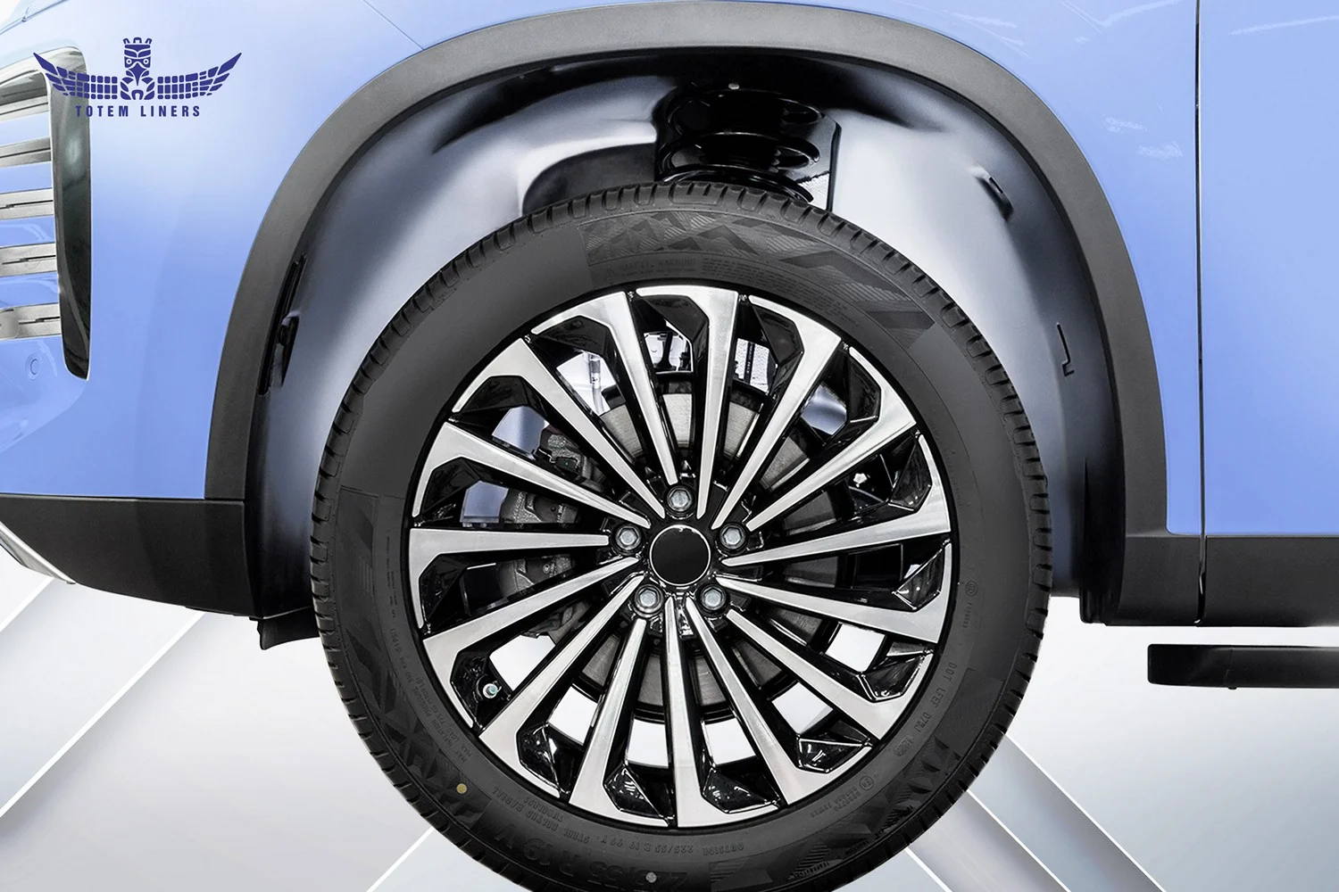 Черный подкрылок TOYOTA LC150, 2009-2013, 2013-2015, 2015, внедорожник / Тойота Ленд крузер прадо