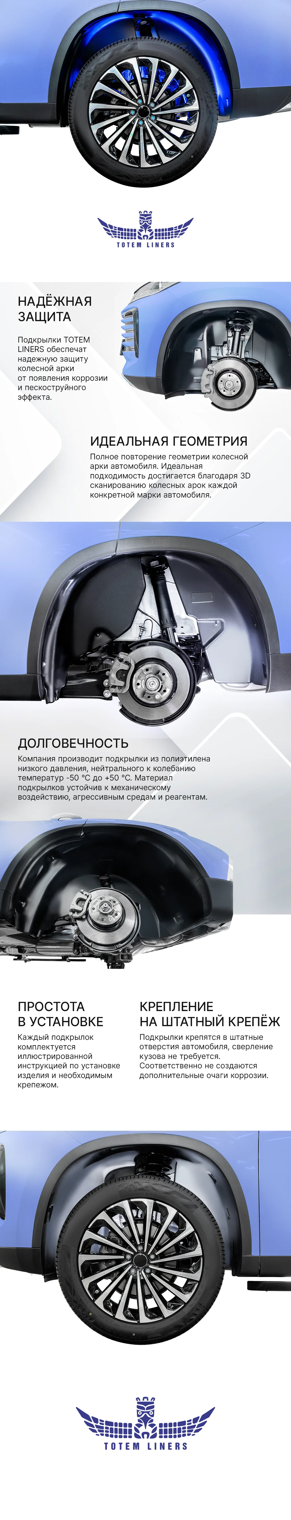 Черный подкрылок TOYOTA LC150, 2009-2013, 2013-2015, 2015, внедорожник / Тойота Ленд крузер прадо