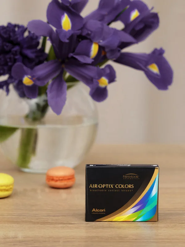 Коричневый цветные контактные линзы Alcon AIR OPTIX COLORS, радиус кривизны 8.6, 2 штуки