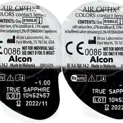 Коричневый цветные контактные линзы Alcon AIR OPTIX COLORS, радиус кривизны 8.6, 2 штуки