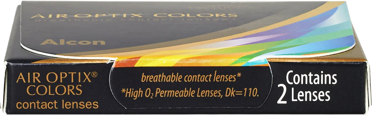 Коричневый цветные контактные линзы Alcon AIR OPTIX COLORS, радиус кривизны 8.6, 2 штуки