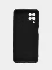 Черный чехол с имитацией кожи для Samsung M32-4G