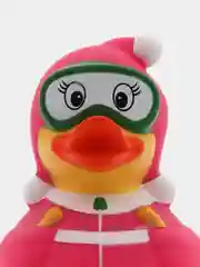 Игрушка для купания сувенир Funny Ducks " Лыжница розовая уточка", 1635