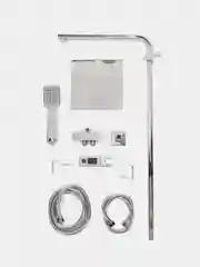 Хром душевая стойка без смесителя Ledeme L2416