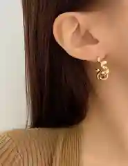 Серьги пружинка