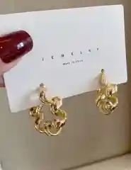 Серьги пружинка