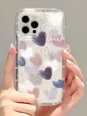 Бирюзовый чехол на айфон 11 чехол с обьемный с принтом Чехол для iPhone 11 Чехол на iPhone 11
