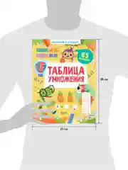 Обучение в сказках. Таблица умножения. 65 наклеек