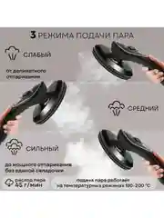 Отпариватель паровая станция 2 в 1 PLANTA PLS-H04, 2500 Вт, для одежды, мебели, штор