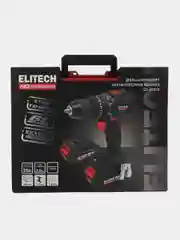 Дрель аккумуляторная ELITECH HD CD 20ISL2 (уд),бщет,20В,2х2.0Ач,ELP,БЗП-13мм,60Нм)