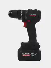 Дрель аккумуляторная ELITECH HD CD 20ISL2 ((уд),бщет,20В,2х4.0Ач,ELP,БЗП-13мм,60Нм,1.13кг)