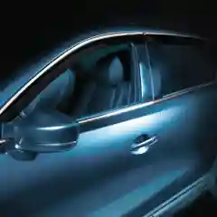 Дефлекторы окон CHROMEX с хром. молдингом KIA RIO IV 2017-, 4 шт, седан. / Киа Рио