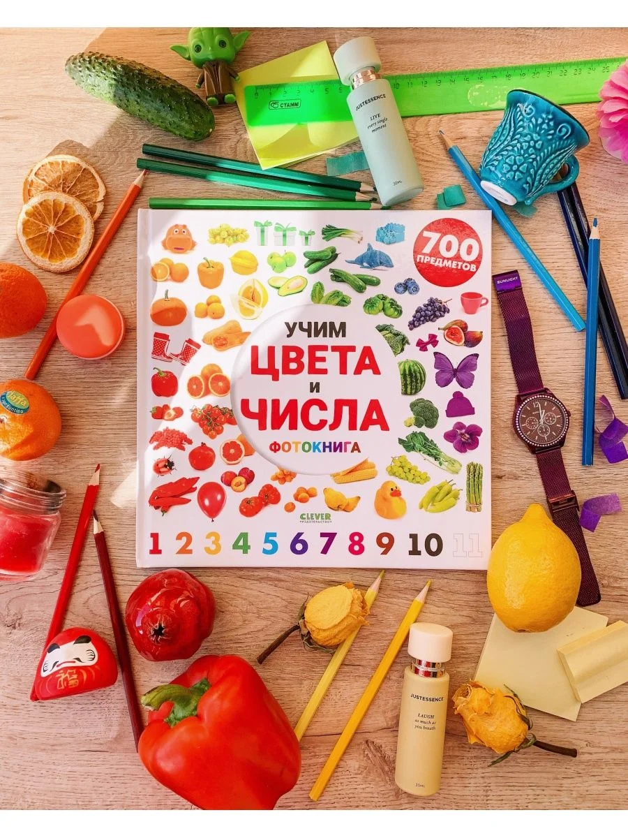 Найди и покажи. Фотокниги. Учим цвета и числа. Фотокнига