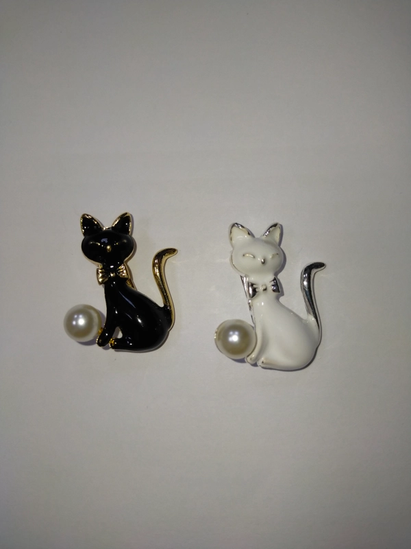 Брошь "Кошка, котик"