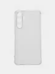 Прозрачный чехол для Samsung Galaxy S24 FE (Самсунг Галакси С24 ФЕ), прозрачный, черный