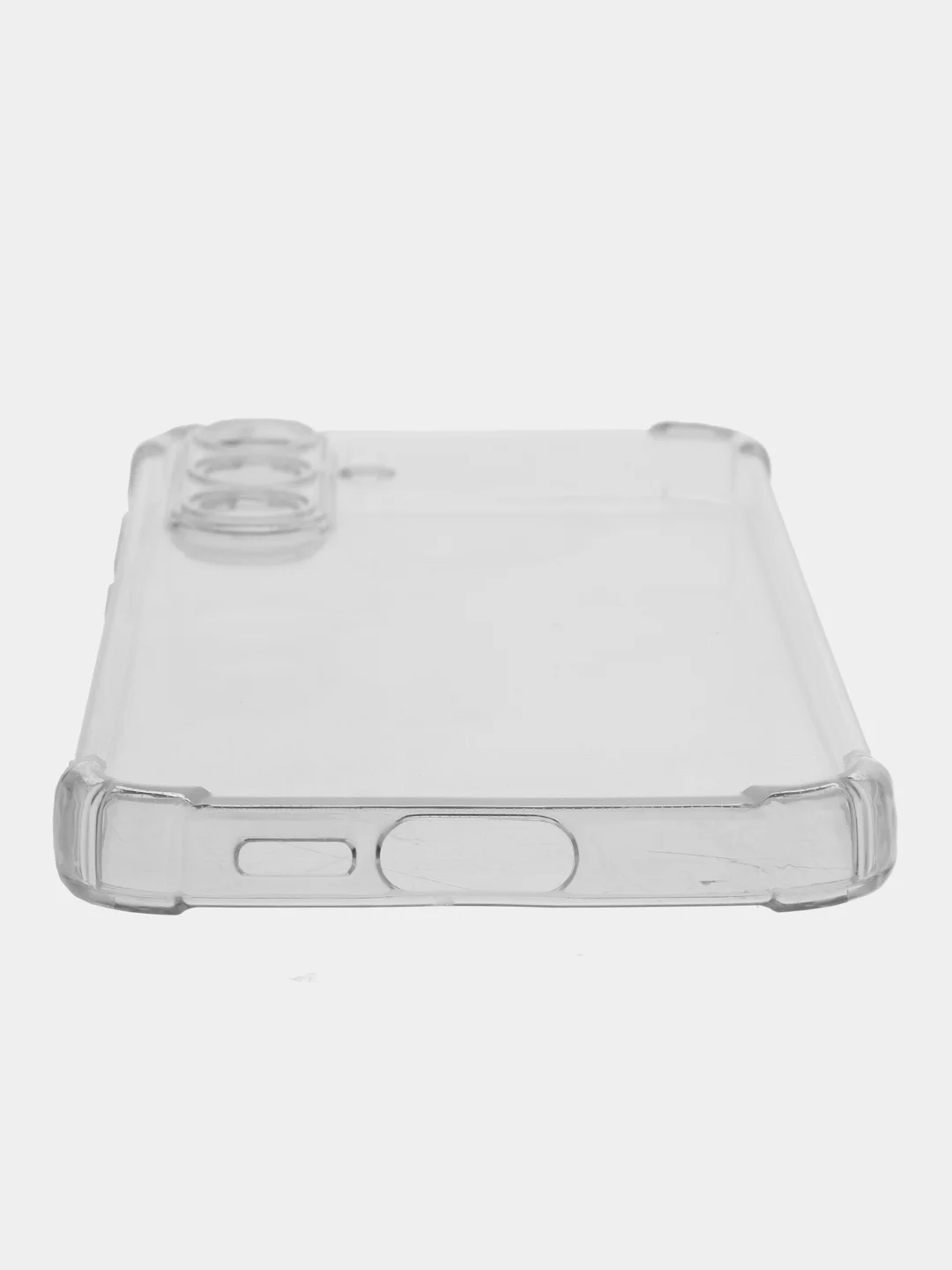 Прозрачный чехол для Samsung Galaxy S24 FE (Самсунг Галакси С24 ФЕ), прозрачный, черный