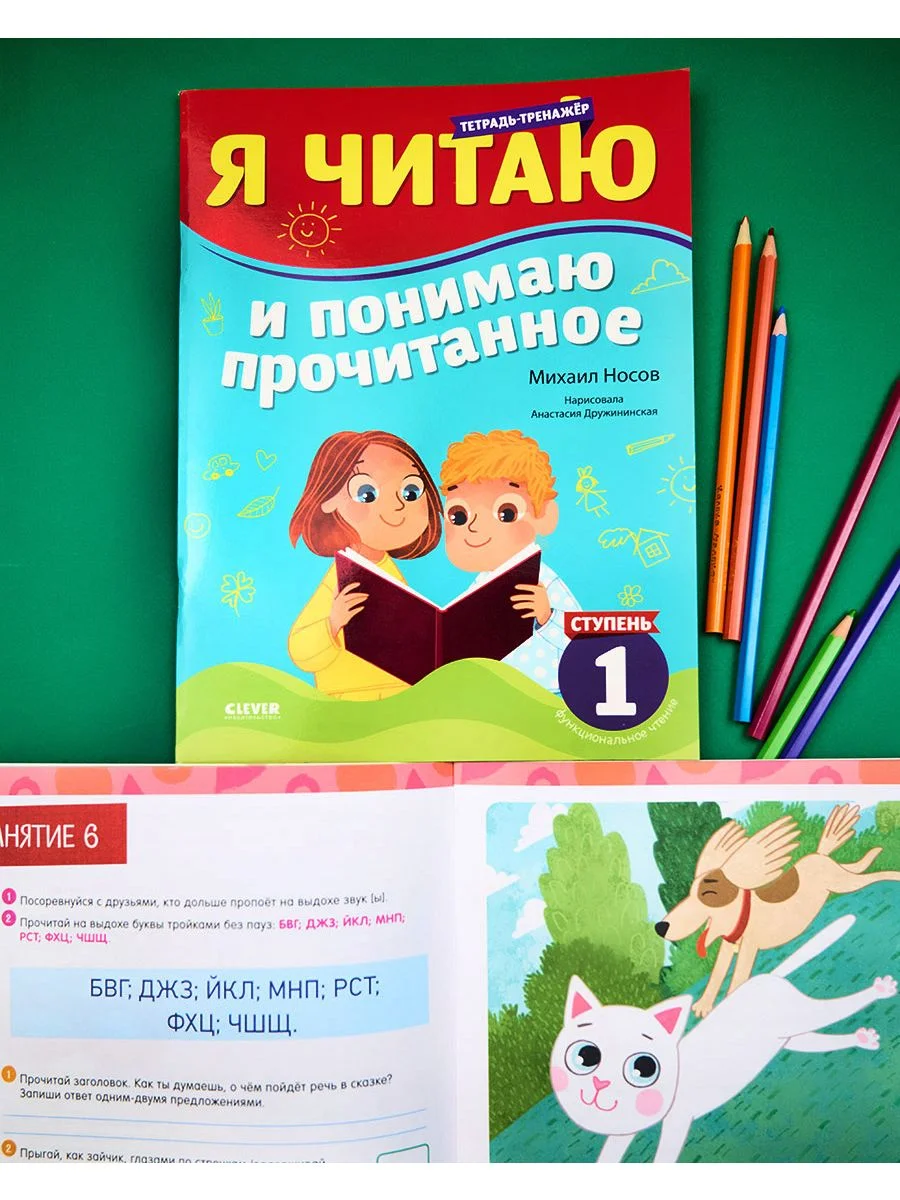 Школьное чтение. Я читаю и понимаю прочитанное. 1 ступень. Тренажёр по чтению