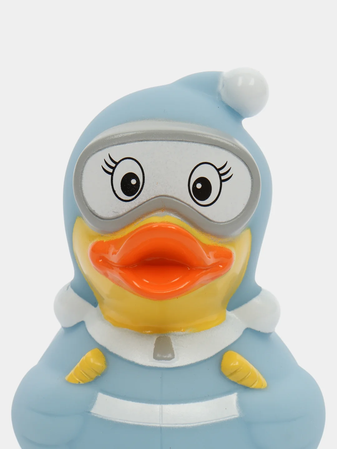 Игрушка для купания сувенир Funny Ducks "Лыжница уточка голубая", 1636