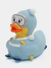 Игрушка для купания сувенир Funny Ducks "Лыжница уточка голубая", 1636