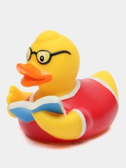 Игрушка для купания сувенир Funny Ducks "Читатель уточка", 1827