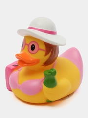 Игрушка для купания сувенир Funny Ducks "Пляжница уточка", 1259