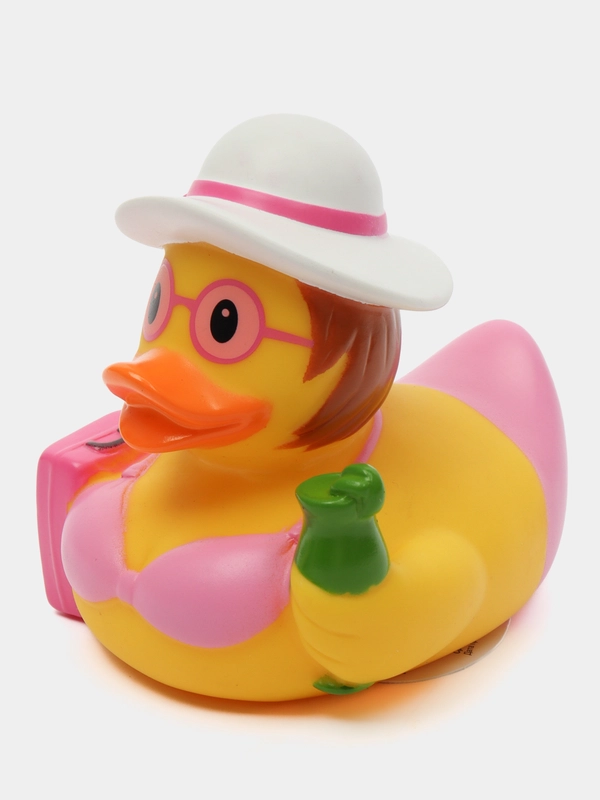 Игрушка для купания сувенир Funny Ducks "Пляжница уточка", 1259