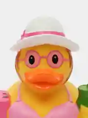 Игрушка для купания сувенир Funny Ducks "Пляжница уточка", 1259