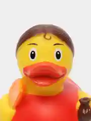 Игрушка для купания сувенир Funny Ducks "Фламенко уточка", 1974