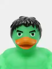 Игрушка для купания сувенир Funny Ducks "Зеленый монстр уточка", 1280