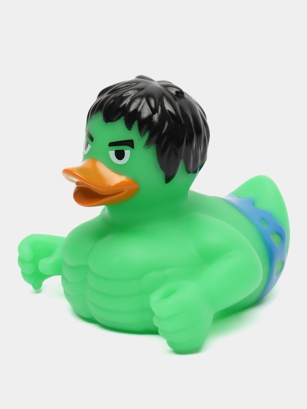 Игрушка для купания сувенир Funny Ducks "Зеленый монстр уточка", 1280