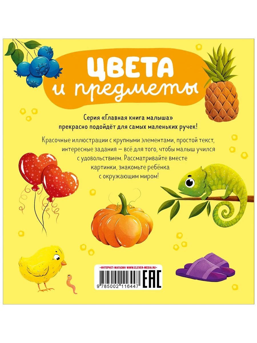 Главная книга малыша. Цвета и предметы