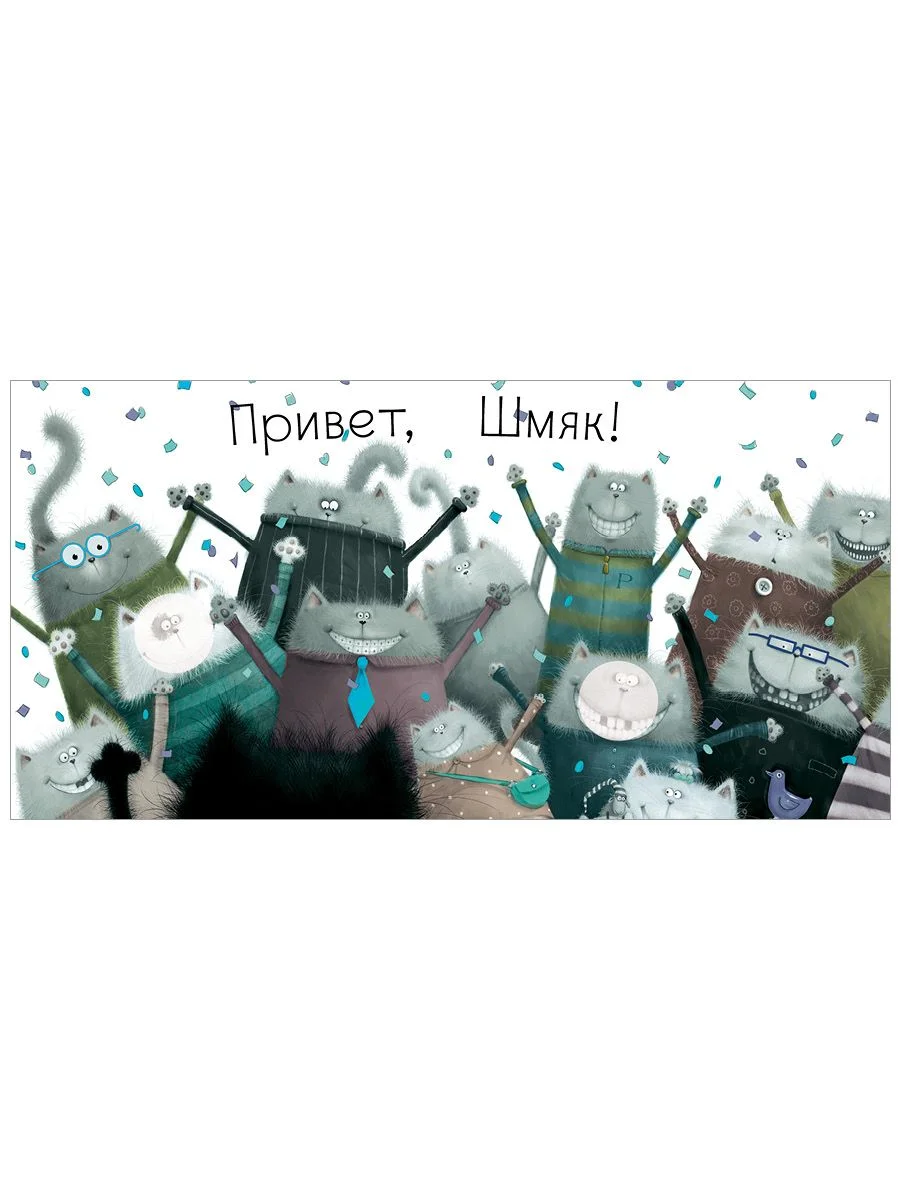 Котенок Шмяк. Книжка с наклейками