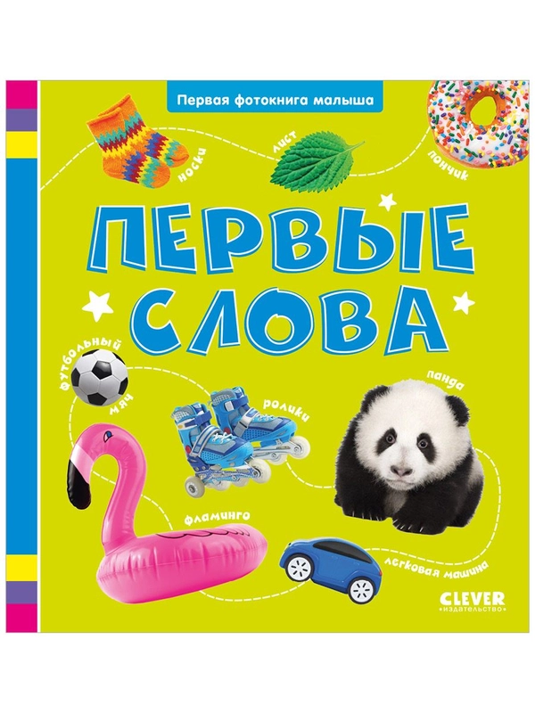 Первая фотокнига малыша. Первые слова