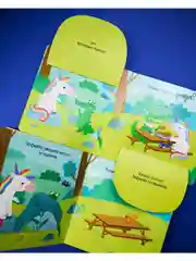 Весёлый единорог. Книжка с окошками