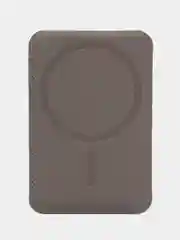 Бежевый чехол-кардхолдер Keephone c подставкой совместимый с MagSafe для IPhone