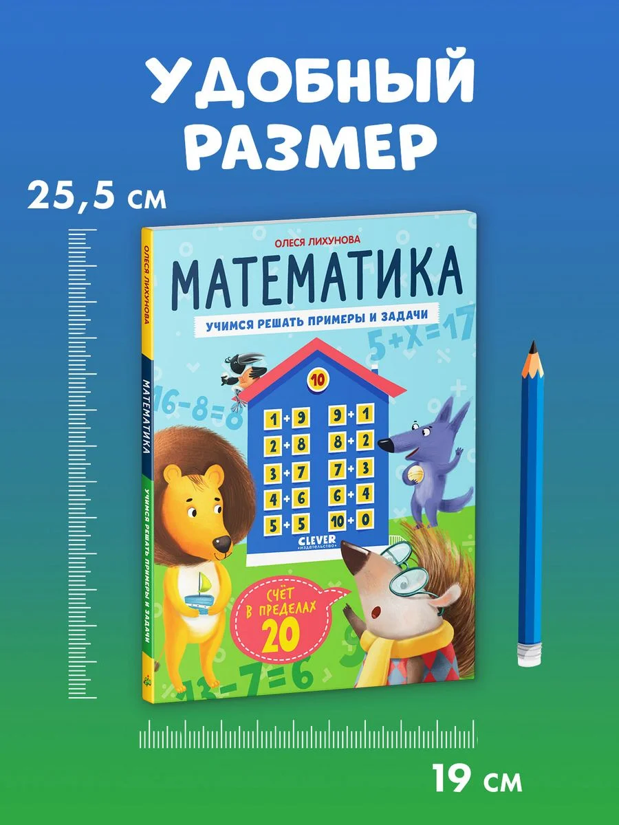 Математика. Учимся решать примеры и задачи. Счёт в пределах 20
